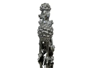 Silver poodle