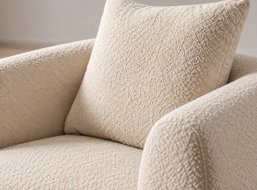 Miranda Cream Stable Armchair 2 Miranda Cream stable armchair, side profile view