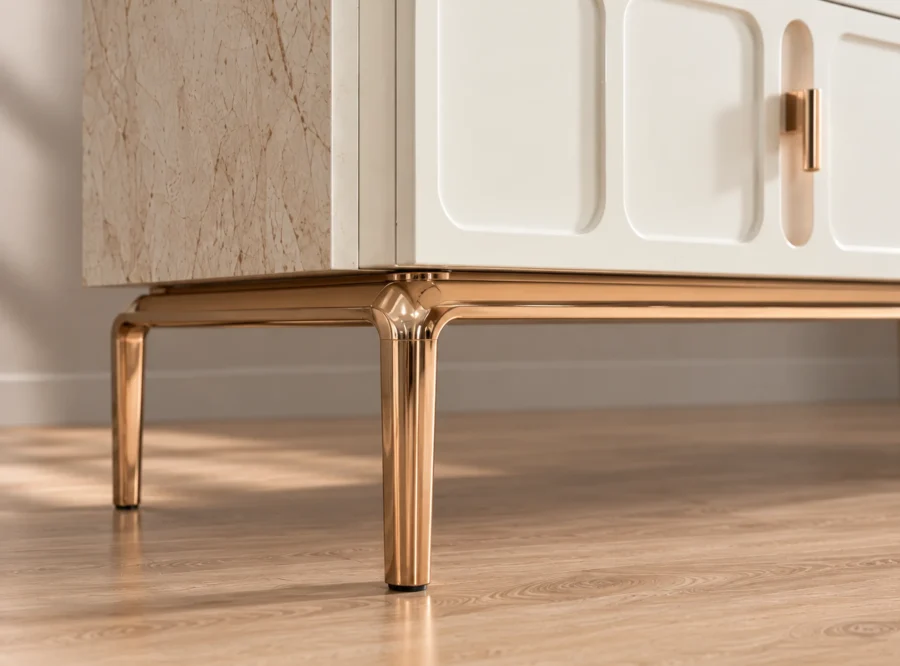 Pamukkale Dressing Table 1 Pamukkale dressing table, front three-quarter view