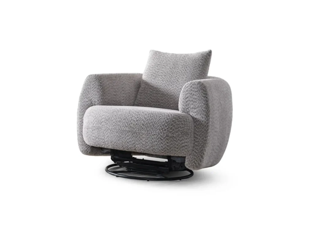 Miranda Rocking Chair Miranda Grey Rocking Armchair - Mandiinteriors