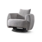 miranda rocking armchair grey
