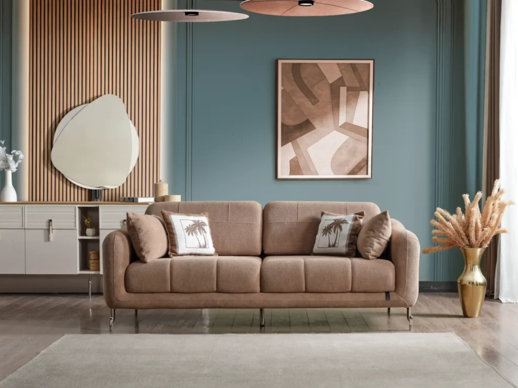 lugano sofa brown