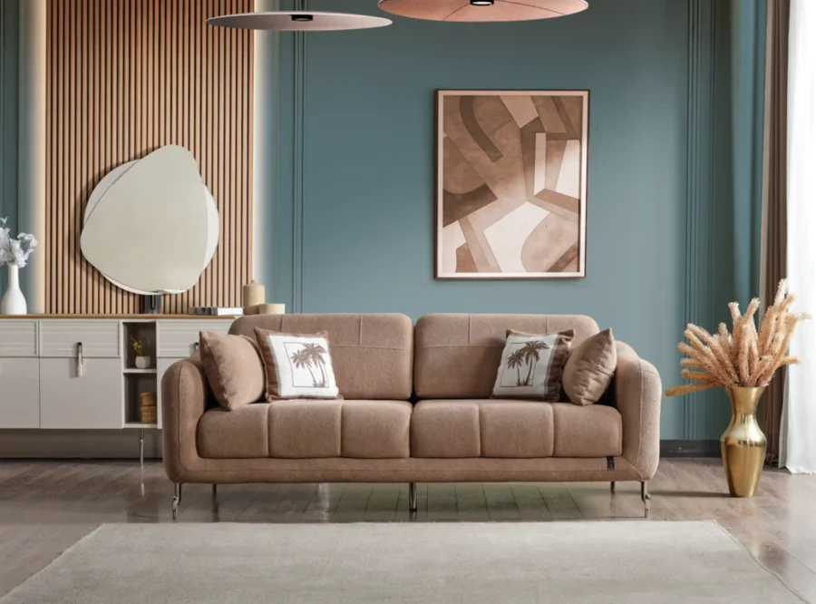 lugano sofa brown