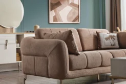lugano sofa brown