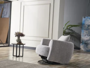 miranda rocking armchair grey