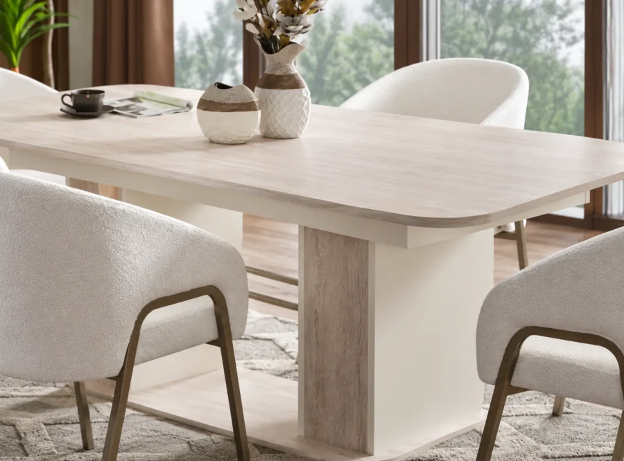 pamukkale-dining-room-set-2 Pamukkale dining room set, alternate angle styled view