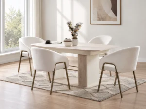 Pamukkale dining room set, alternate styled room view