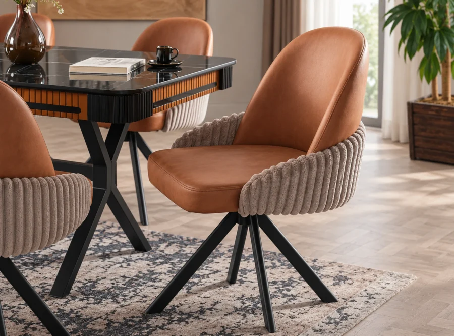 berras-dining-set-3 Berras dining set, table and chair detail view