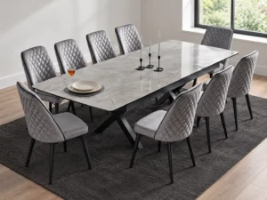 Tower dining set top view