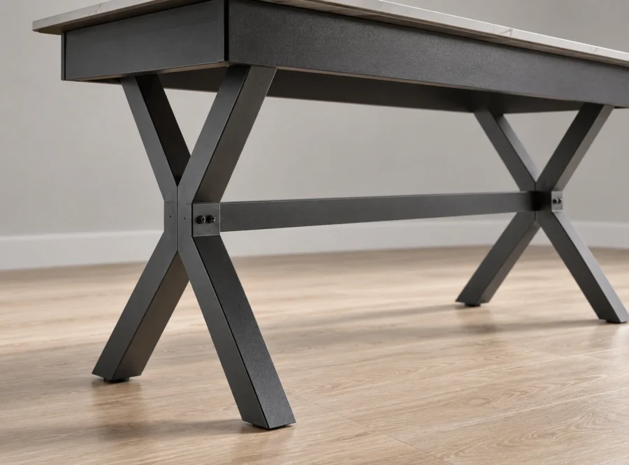 tower-dining-table-3 Tower dining table, base and finish detail