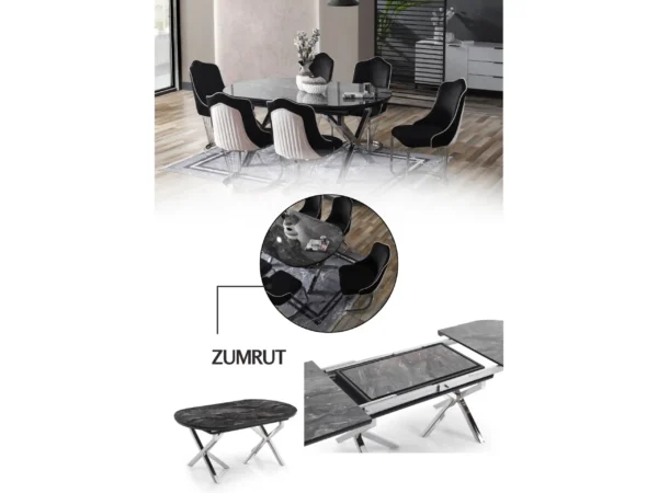zumrut-table-set zumrut table set