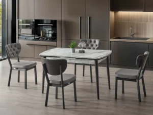 Berlin bermuda siyah dining set