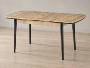 Berlin Atlantik dining table, front three-quarter view