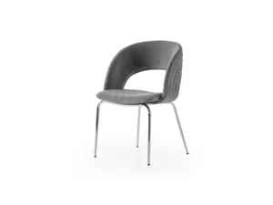 Diamond Marmo Krom Dining Chair