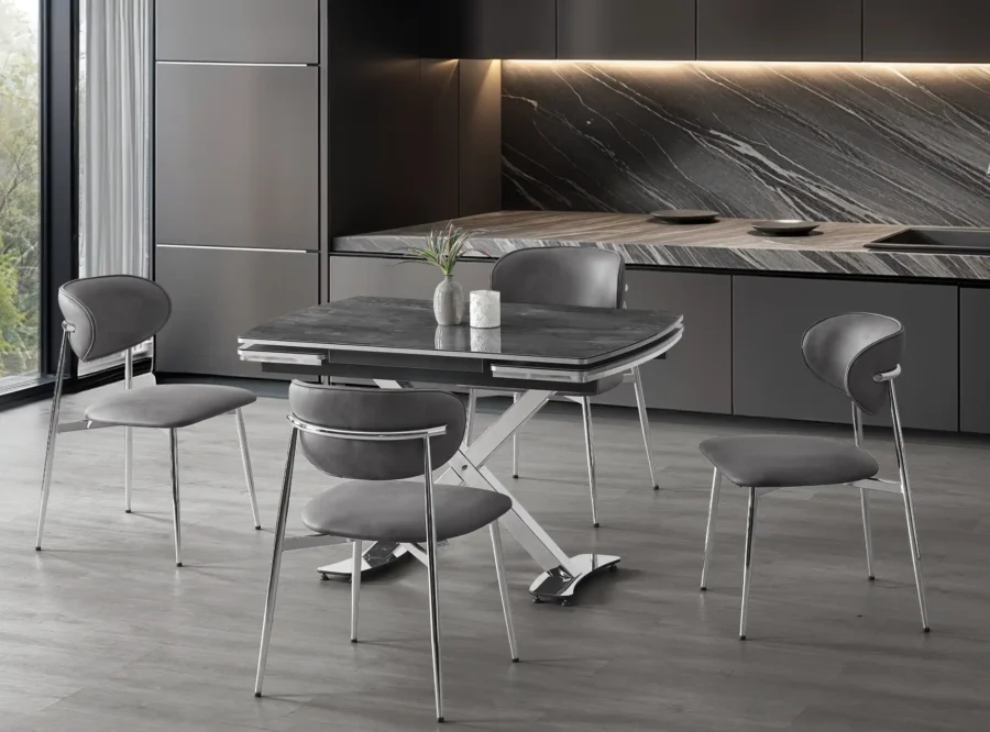 diamond-irony-krom-dining-set Diamond Irony Krom Dining Set