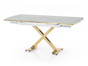 Diamond Marmo Gold Dining Table