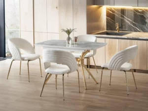 Duman Gold Dining Set