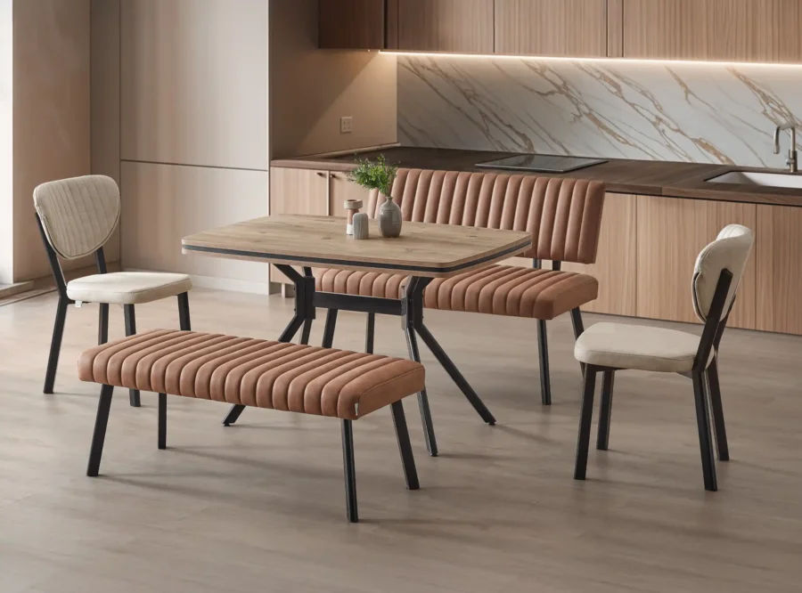 koza-ceviz-dining-set Koza Ceviz Dining Set