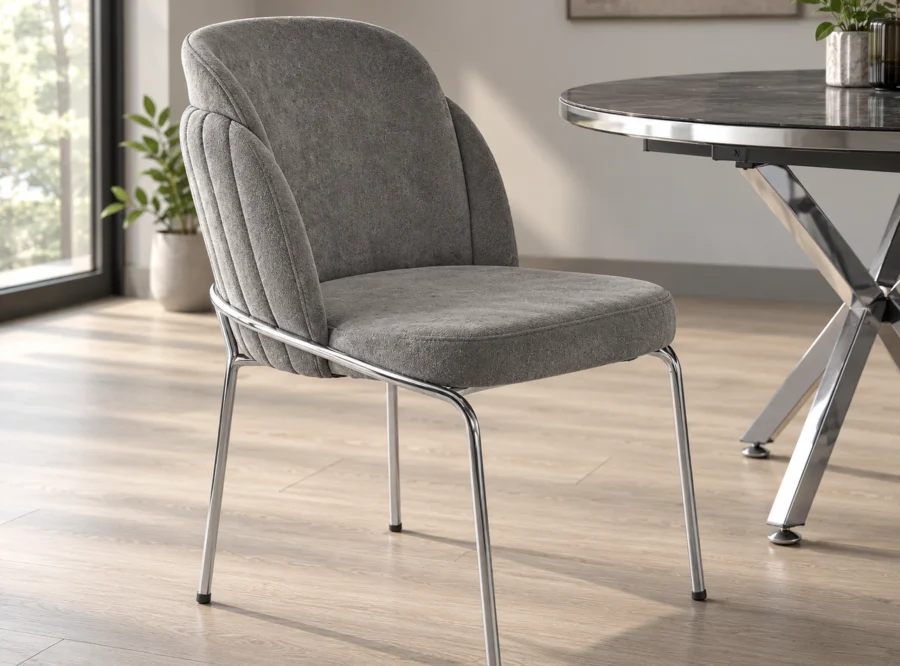 zenit-plus-irony-dining-set-3 Zenit Plus Irony dining set, table and chair detail view