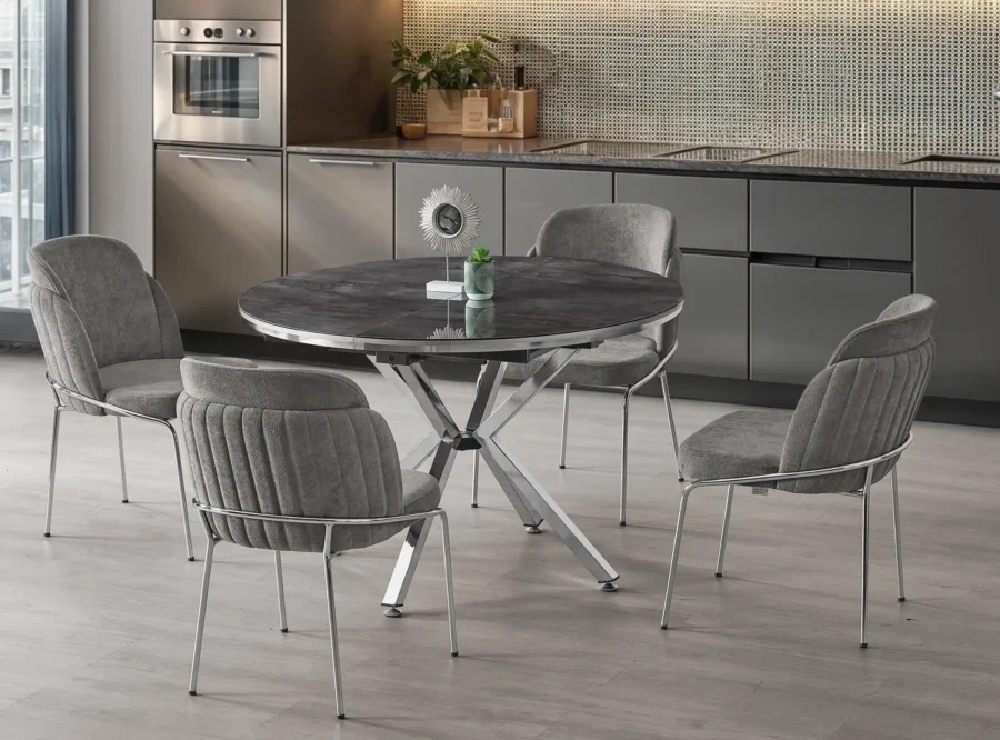 zenit-plus-irony-krom-dining-set Zenit Plus Irony Krom Dining Set