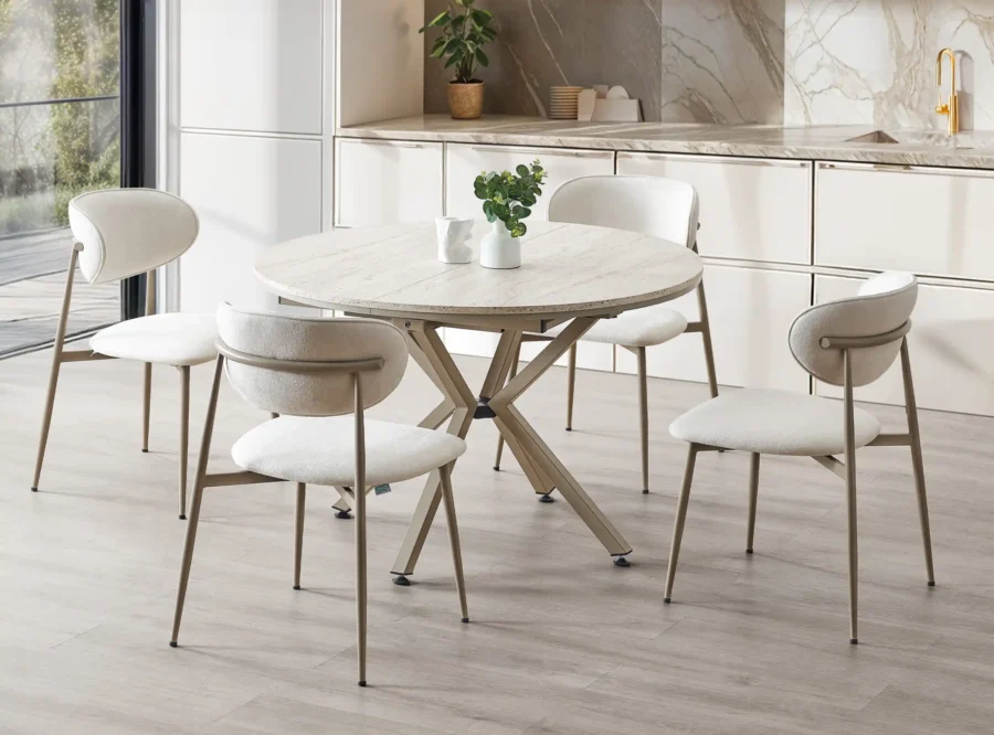 zenit-plus-traverten-dining-set Zenit Plus Traverten Dining Set