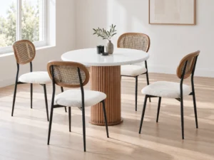 Istanbul Ceviz dining set, alternate styled room view