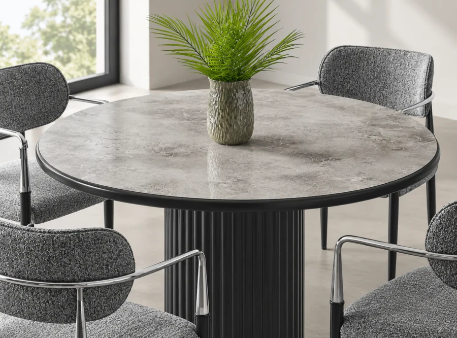 istanbul-rambla-dining-set-grey-chair-2 Istanbul Rambla dining set with grey chairs, alternate angle styled view