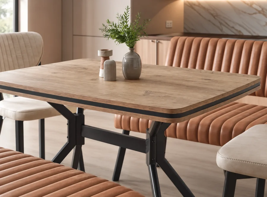 koza-ceviz-dining-set-2 Koza Ceviz dining set, alternate angle styled view